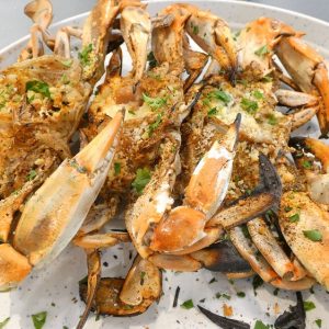Char-Grilled Crab